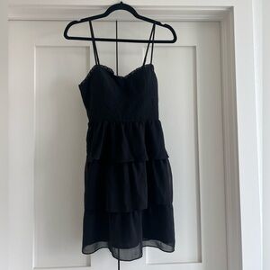 NWT American Eagle Black Tiered Dress
